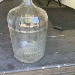 Antique Glass Water Jug 
