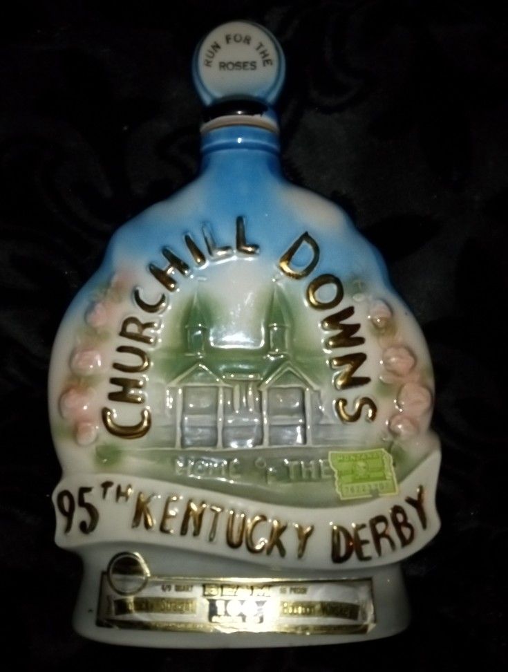 1969 Churchill Downs 95th Kentucky Derby Decanter 