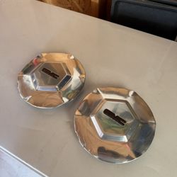 Two (2) GMC Envoy Wheel Center Hub Caps For Rims 