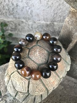 Agate stretch bracelet