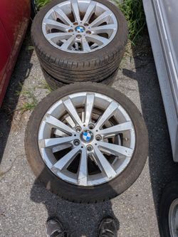 BMW wheels with tires