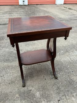 Antique Harp Side Table