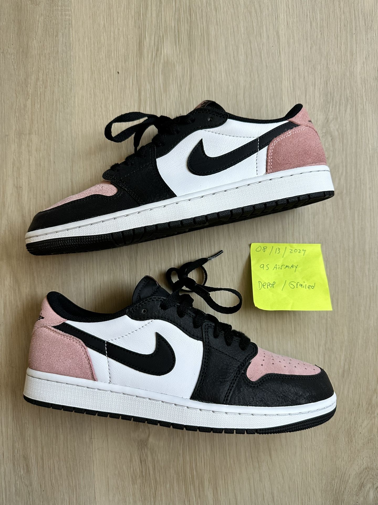 VNDS Nike Air Jordan 1 Low OG “Bleached Coral” 9.5M