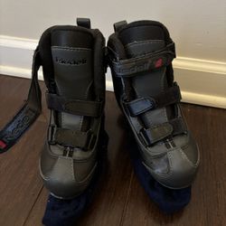 Riedell Kids Black Ice Skates