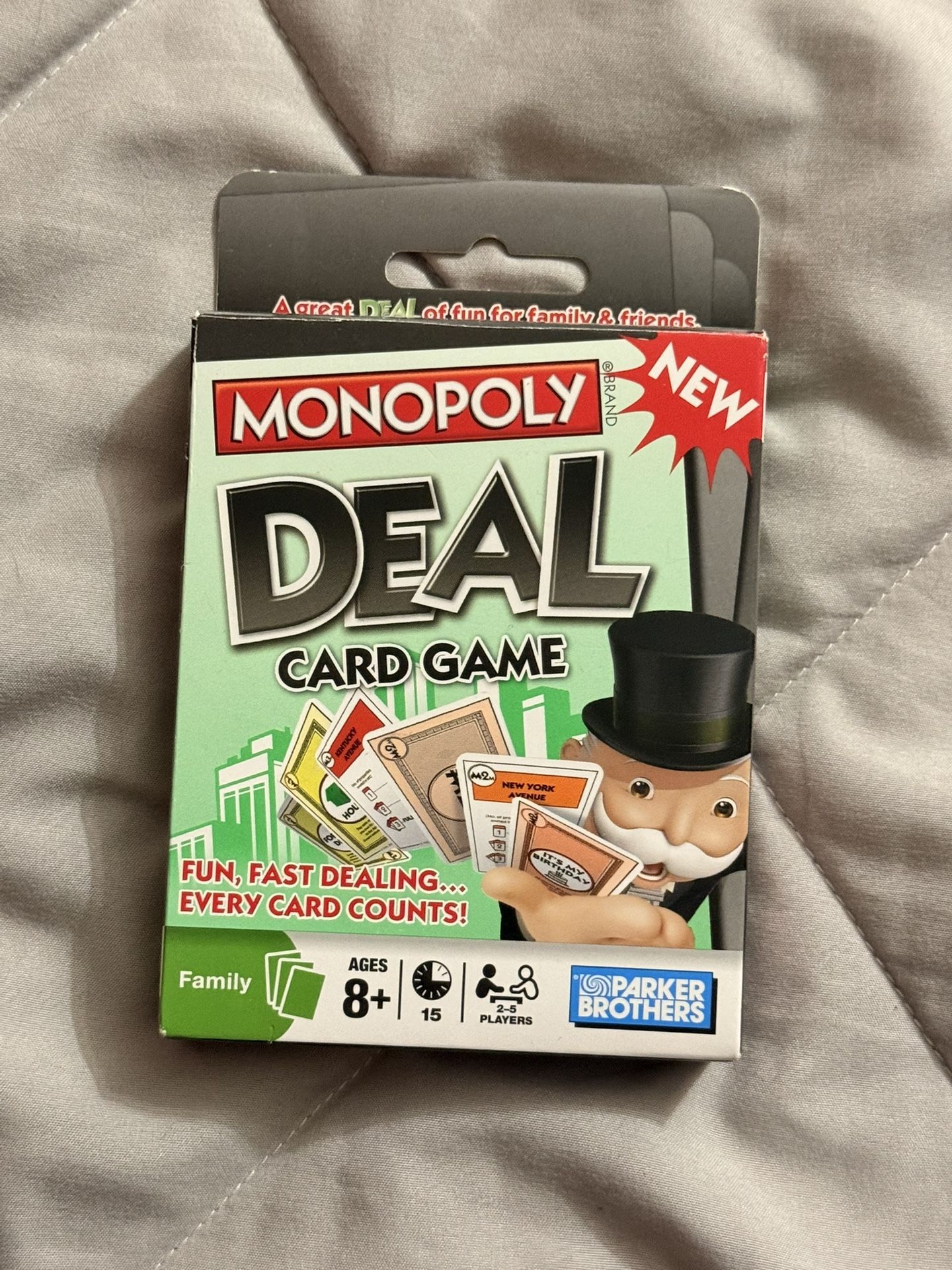New Monopoly Deal Card Game