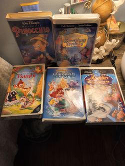 Disney Original VHS Tapes 