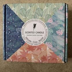 German Scented Candles Gifts Set for Home Scented Soy Wax Candles (4 X 2.5 oz)