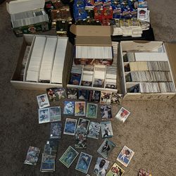 Sports card Collection. 