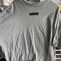 Essentials Fear Of God Grey Shirt