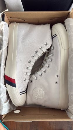 Pro Keds Royal Hi Leather White Size 9.5M