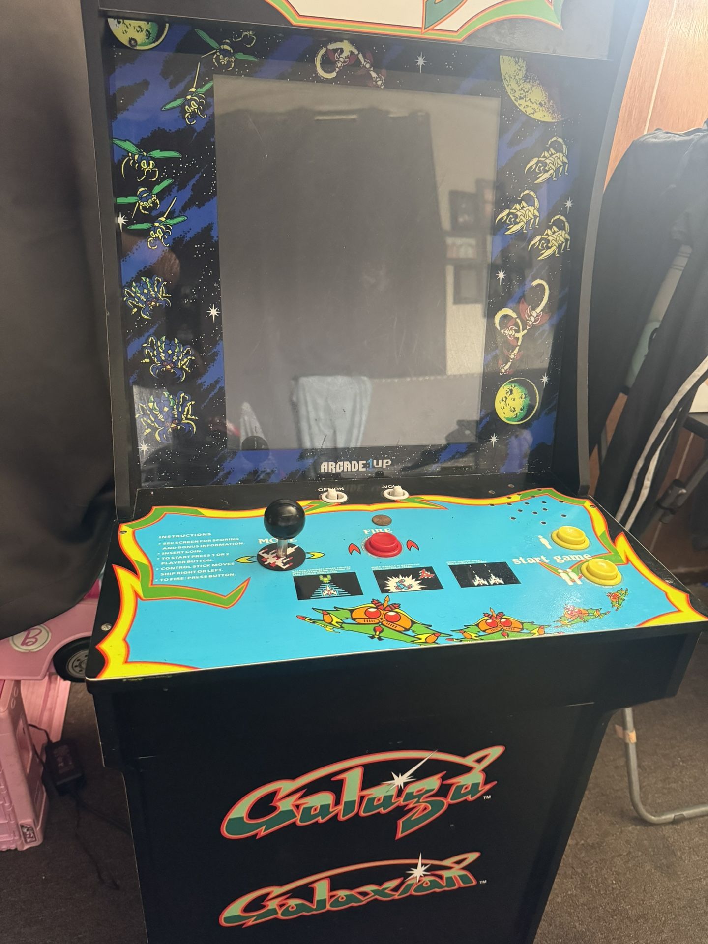 Arcade1up galaga/galaxia arcade machine
