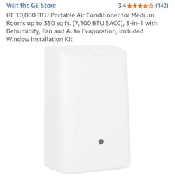 GE 10,000 BTU portable air conditioner