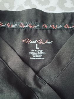 Black Scrub Top