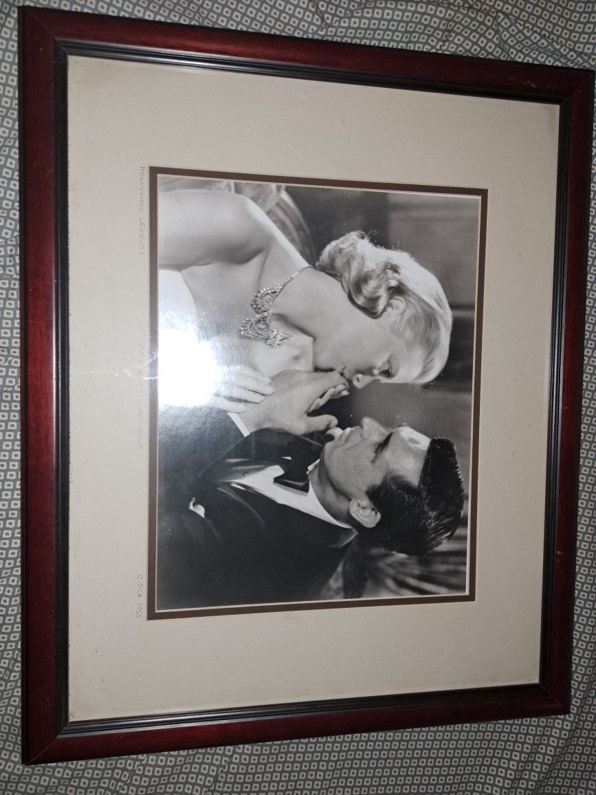 Authentic Portrait of Grace Kelly AnD Cary Grant "1955"