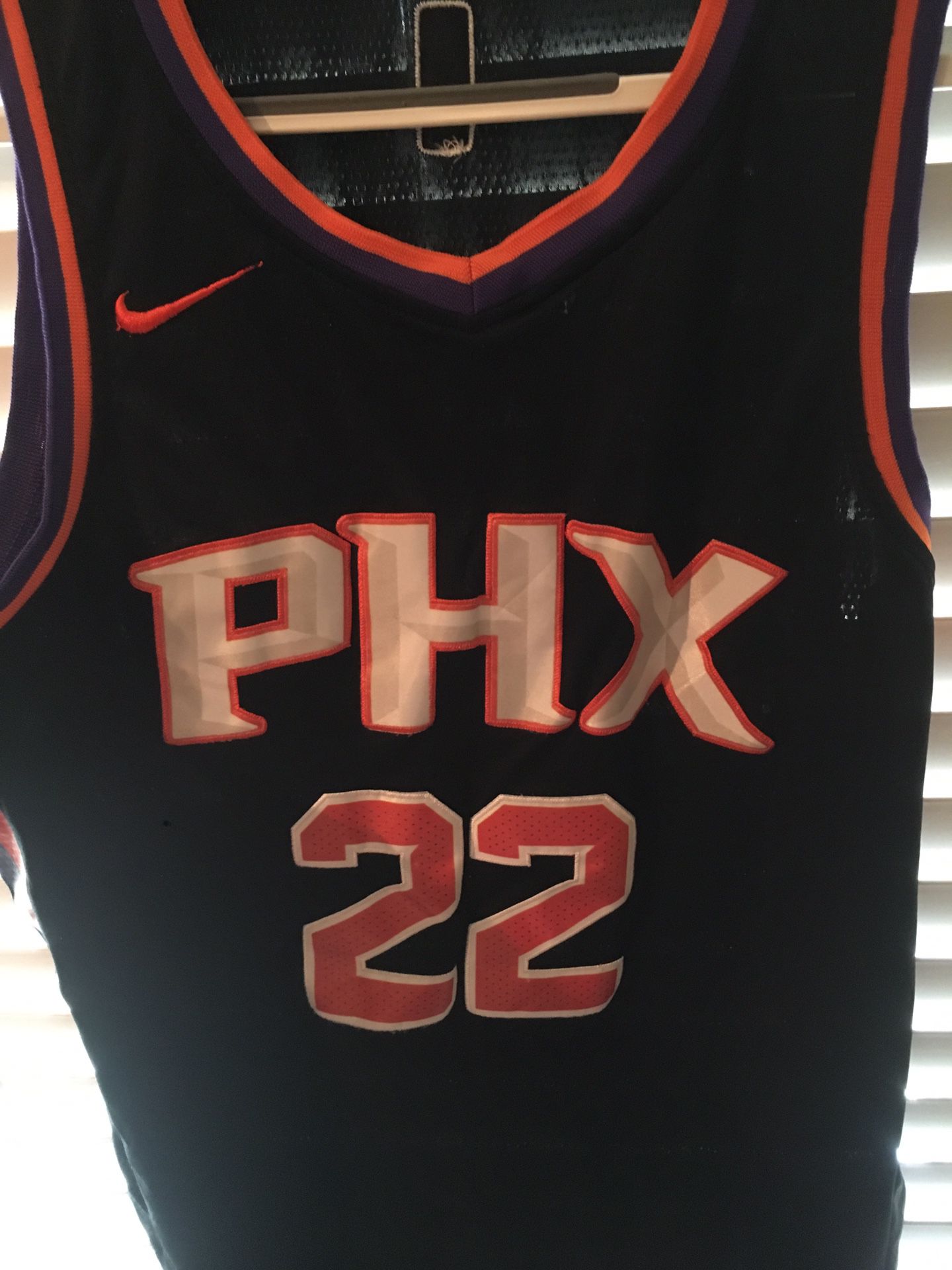 Deandre Ayton Adidas Phoenix Suns Authentic On-Court Rev 30 Orange Jersey