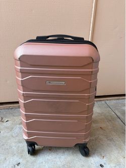 Pink Carry-On Suitcase