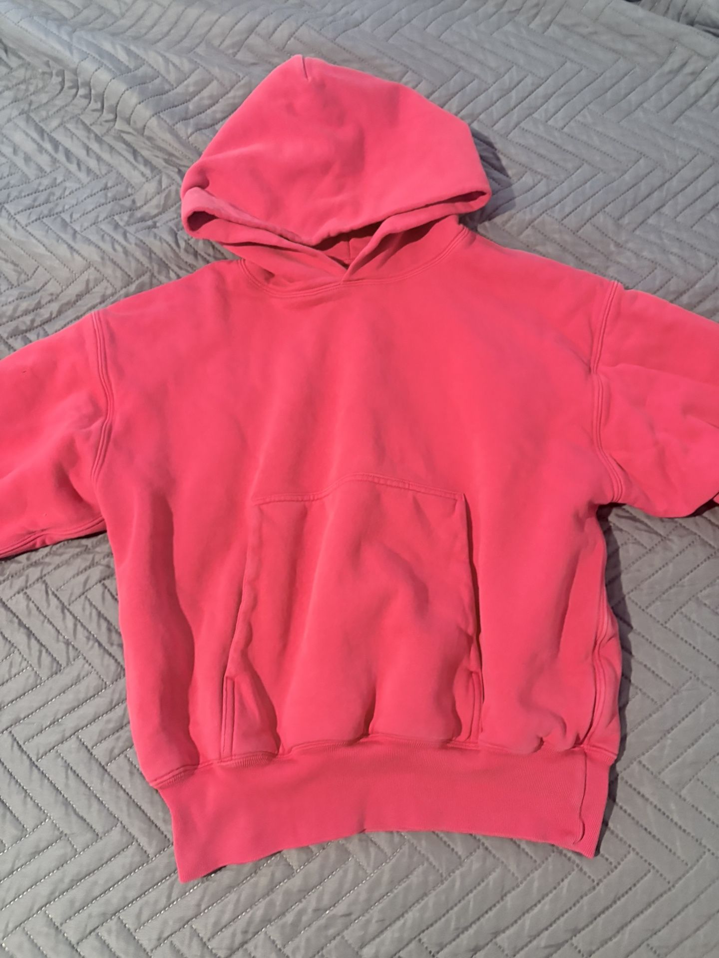 Red yeezy gap pullover hoodie size small