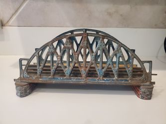 1910 VINTAGE BING TOY TRAIN BRIDGE