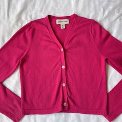Land’s End Girls Cardigan Sweater 