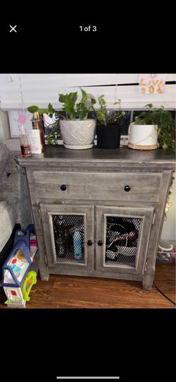 Grey vintage cabinet