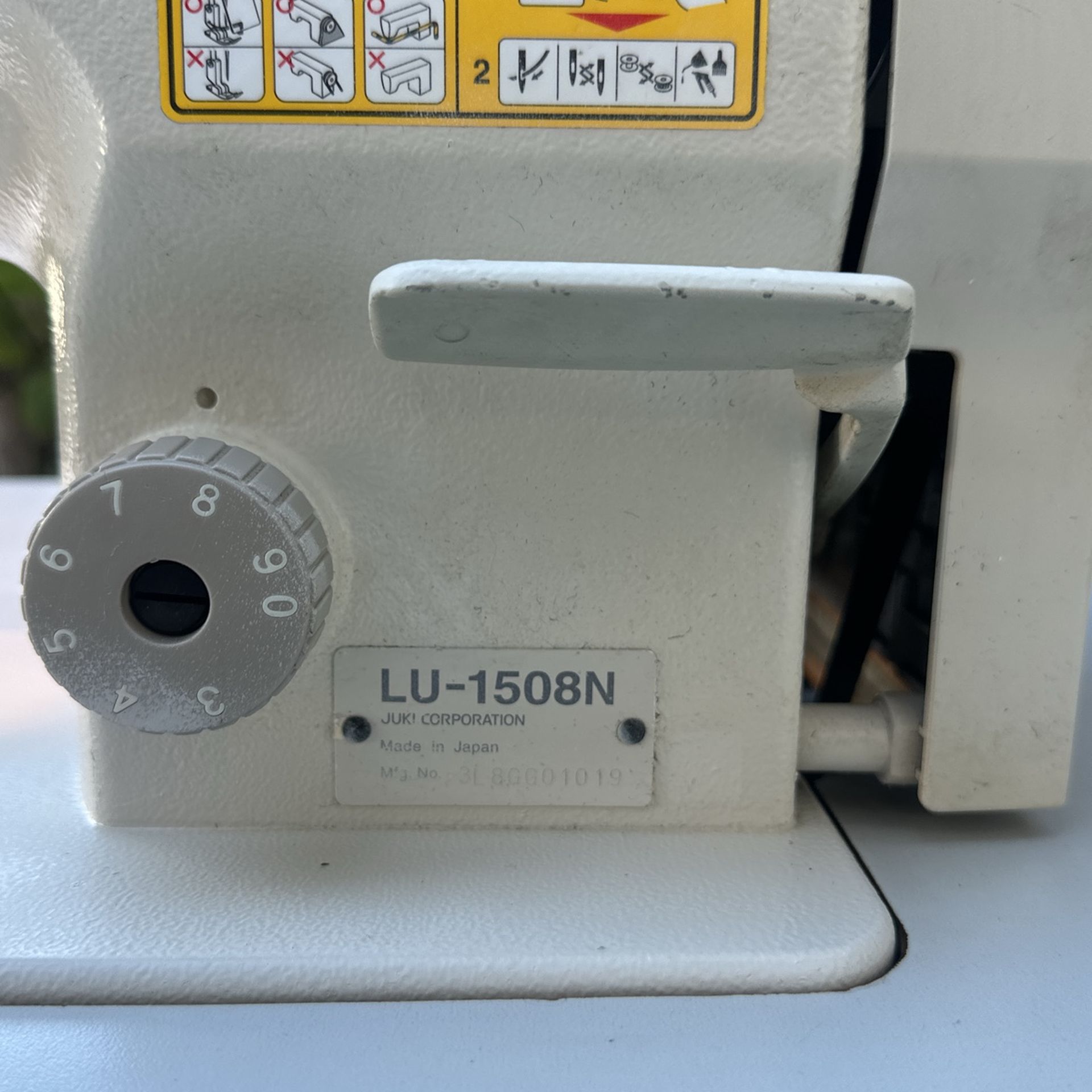 Juki Walking Foot Sewing Machine Lu-1508N