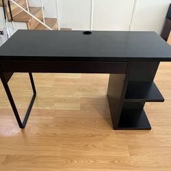 IKEA MICKE desk, Black-brown