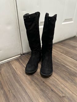 Black Knee-High Boots
