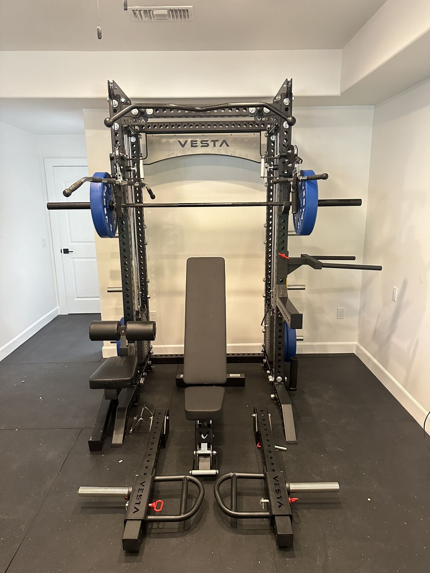 Vesta Fitness PRO SERIES 2-1 Ultimate Half Rack Functional Trainer/Gym Equipment/ Home Gym/ Fitness/ FREE DELIVERY 🚚 