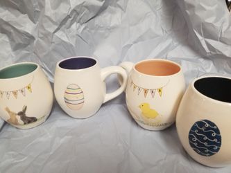 Rae Dunn Easter Mugs