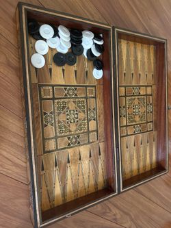 Wooden Backgammon Set