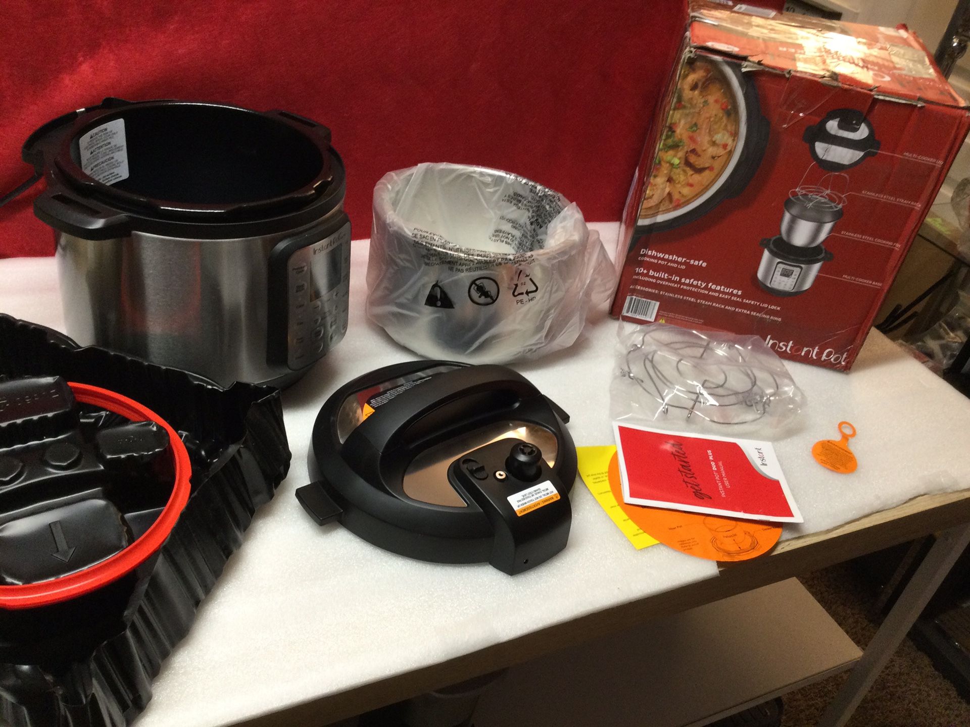 QUART Instant Pot Duo Plus Electric Pressure Cooker Open Box