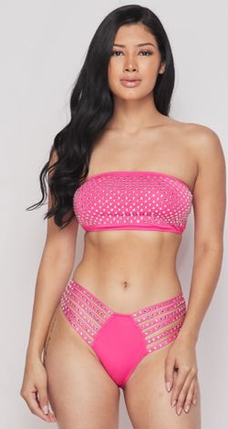 Pink bikini