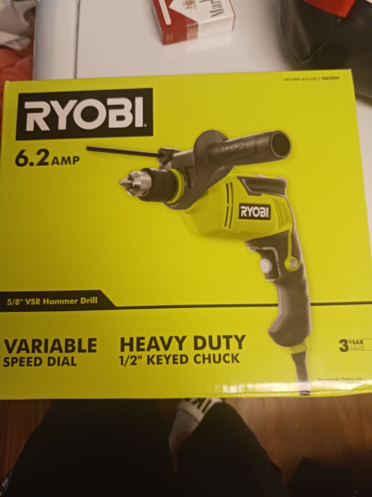 Ryobi 6.2 Amp Hammer Drill