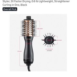 Tymo Volumizer Hot Air Brush 