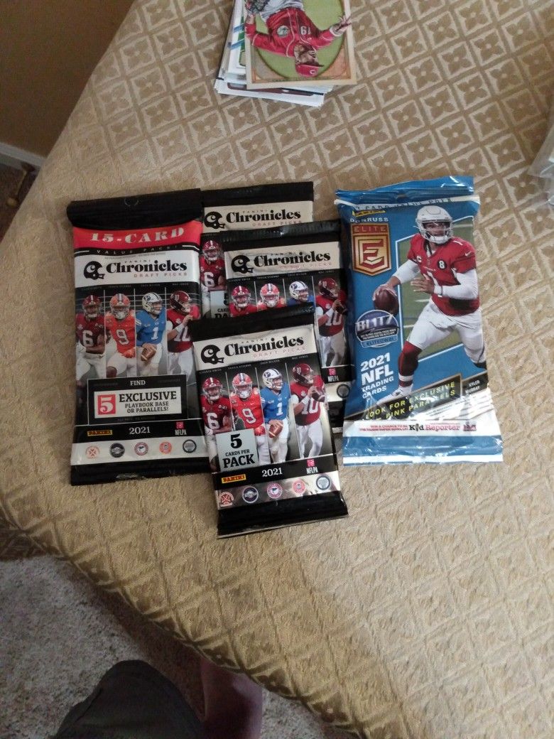 Chronicles 15 Card Cello/ 3x Chronicles 5 Card Packs/Donruss Elite 30 Card Fat Pack