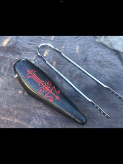 Dark grey glittered stingray Bicycle seat and sissy bar