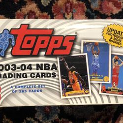 Topps 2003-04 Basketball Factory Set: Lebron/Melo/Wade RC