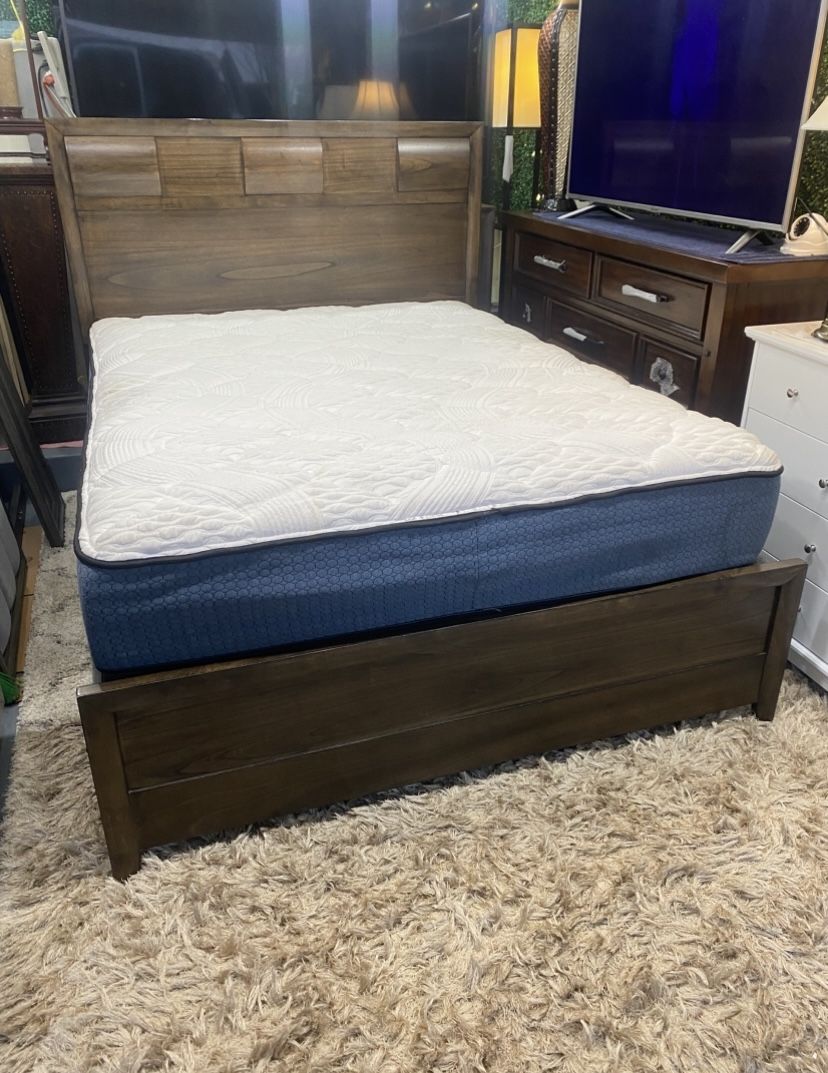 Queen Bed Frame And Mattress