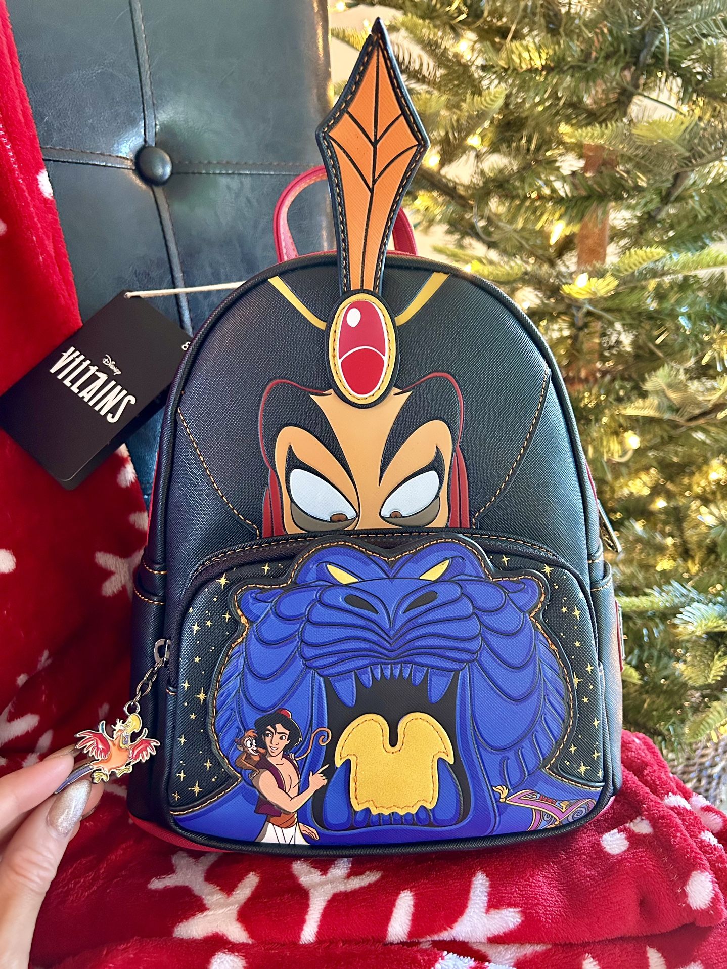 Loungefly Aladdin Jafar Villains Mini Backpack