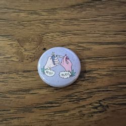 Best Buds Hippie MMJ Cannabis Mini Pin