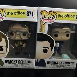 The Office Dwight & Michael Funko Pops