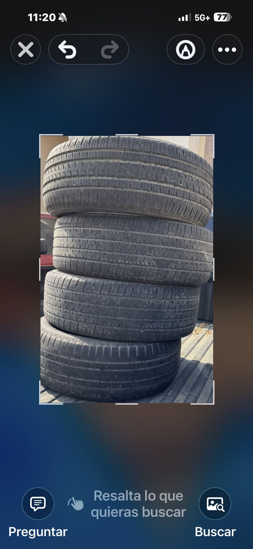 4 Used Good Tires On