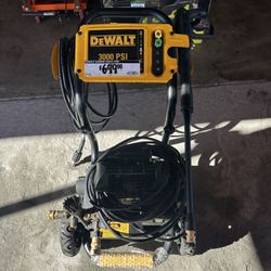 New dewalt 3000psi electric pressure washer. Floor model. Pushing approximately 2000psi. As is. $200. Dont have the desire to look into it. My loss yo