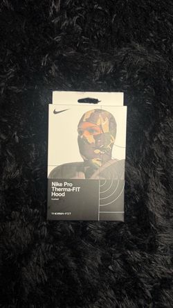 Nike Pro Therma-FIT Hyperwarm Hood Ski Mask Green Camo