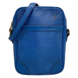 Unisex LOUIS VUITTON (Louis Vuitton) Shoulder Bag Epi Danube M45635 Toledo Blue Leather