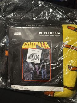 Bioworld Godzilla Plush Throw