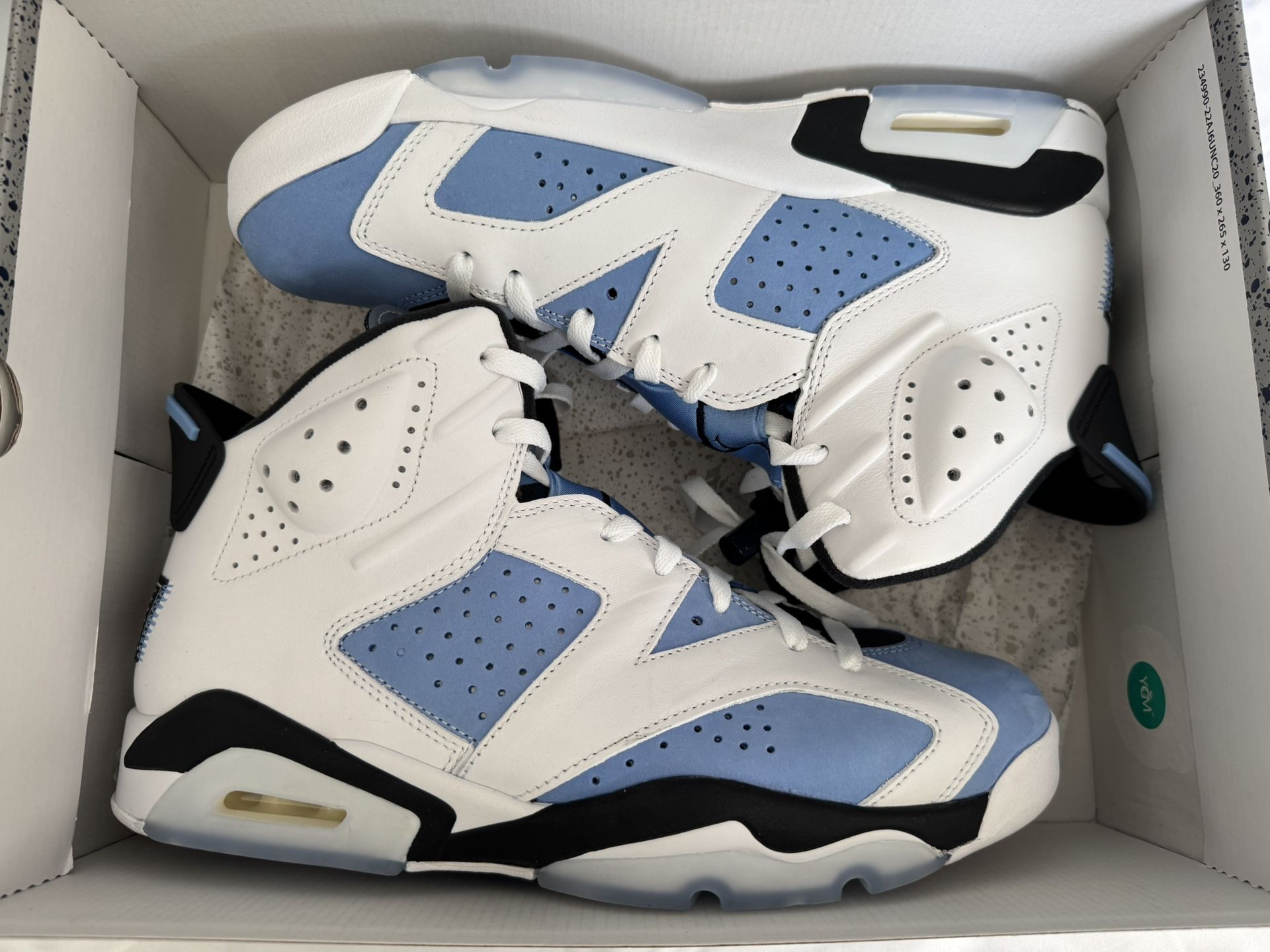 Jordan 6 Retro UNC
