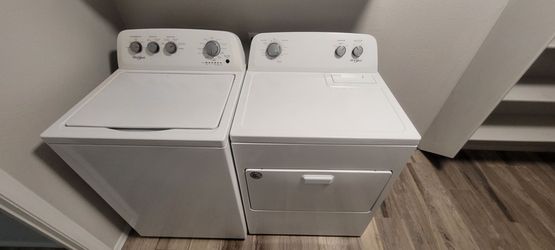 Whirlpool washer and dryer