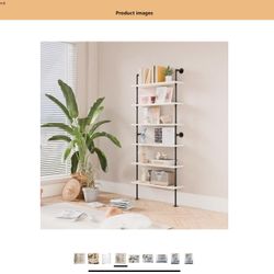  📦 NEW  6-Tier Wood Industrial Pipe Shelving  | 82.5”H x 36”W x 10”D 