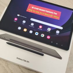 Samsung Galaxy Tab S9 Plus Tablet With S-Pen - $1 DOWN TODAY, NO CREDIT NEEDED